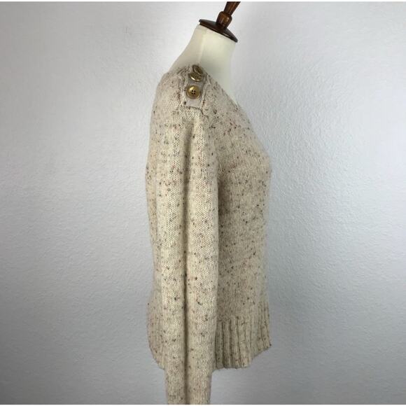 Anthropologie Charlie & Robin Sweater Pullover Tweed Knit Wool Blend - Picture 5 of 11